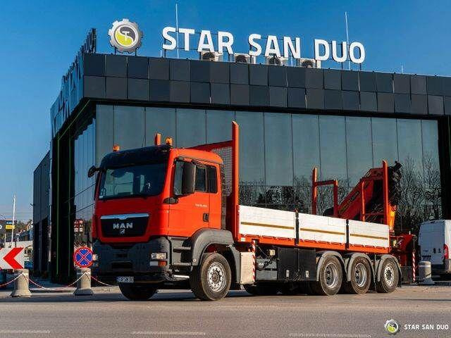 MAN TGS 35.400 PALFINGER PK 44002 WINCH TRIDEM KRAN - Bortu kravas automašīna/ Platforma, Kravas auto ar manipulatoru: foto 3 MAN TGS 35.400 PALFINGER PK 44002 WINCH TRIDEM KRAN - Bortu kravas automašīna/ Platforma, Kravas auto ar manipulatoru: foto 3