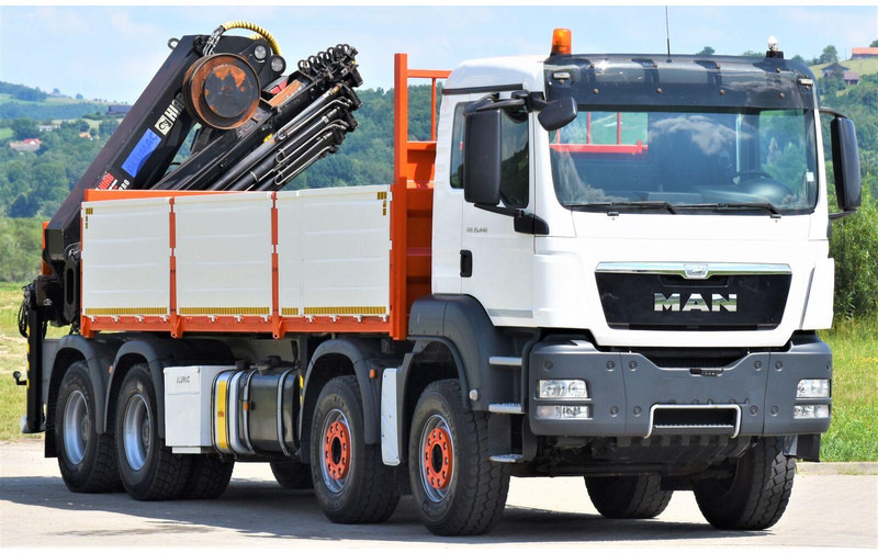 MAN TGS 35.440 * HIAB 322 EP-5HIPRO+FUNK / 8x4! - Bortu kravas automašīna/ Platforma, Kravas auto ar manipulatoru: foto 2 MAN TGS 35.440 * HIAB 322 EP-5HIPRO+FUNK / 8x4! - Bortu kravas automašīna/ Platforma, Kravas auto ar manipulatoru: foto 2
