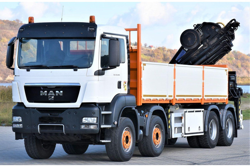 MAN TGS 35.440 * HIAB 322 EP-5HIPRO+FUNK / 8x4! - Bortu kravas automašīna/ Platforma, Kravas auto ar manipulatoru: foto 3 MAN TGS 35.440 * HIAB 322 EP-5HIPRO+FUNK / 8x4! - Bortu kravas automašīna/ Platforma, Kravas auto ar manipulatoru: foto 3