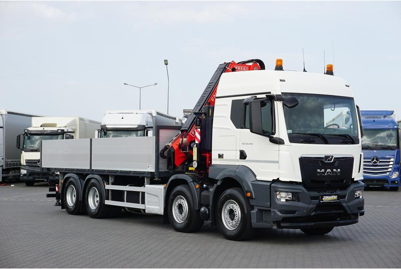 MAN TGS / 35.470 / E 6 / SKRZYNIOWY + HDS / FASSI F 545 / ŁAD. 13 10 - Bortu kravas automašīna/ Platforma, Kravas auto ar manipulatoru: foto 2 MAN TGS / 35.470 / E 6 / SKRZYNIOWY + HDS / FASSI F 545 / ŁAD. 13 10 - Bortu kravas automašīna/ Platforma, Kravas auto ar manipulatoru: foto 2