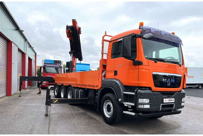 MAN TGS 35.480 8x4 Crane Palfinger PK 50002EH - Bortu kravas automašīna/ Platforma, Kravas auto ar manipulatoru: foto 3 MAN TGS 35.480 8x4 Crane Palfinger PK 50002EH - Bortu kravas automašīna/ Platforma, Kravas auto ar manipulatoru: foto 3