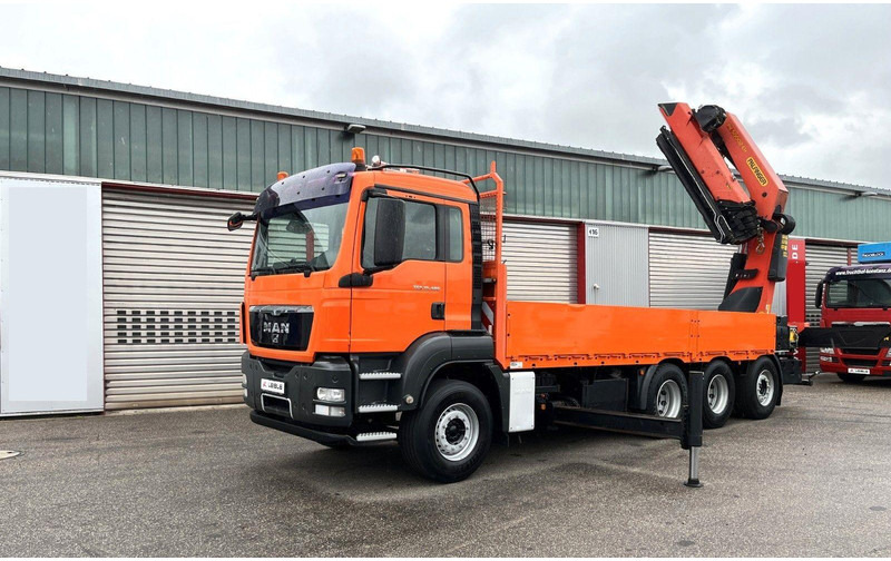 MAN TGS 35.480 8x4 Crane Palfinger PK 50002EH - Bortu kravas automašīna/ Platforma, Kravas auto ar manipulatoru: foto 2 MAN TGS 35.480 8x4 Crane Palfinger PK 50002EH - Bortu kravas automašīna/ Platforma, Kravas auto ar manipulatoru: foto 2