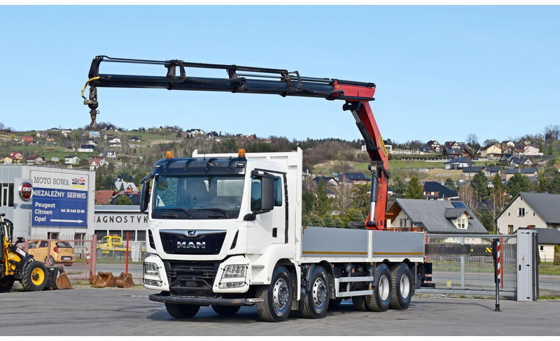 MAN TGS 35.500 - Bortu kravas automašīna/ Platforma, Kravas auto ar manipulatoru: foto 2 MAN TGS 35.500 - Bortu kravas automašīna/ Platforma, Kravas auto ar manipulatoru: foto 2