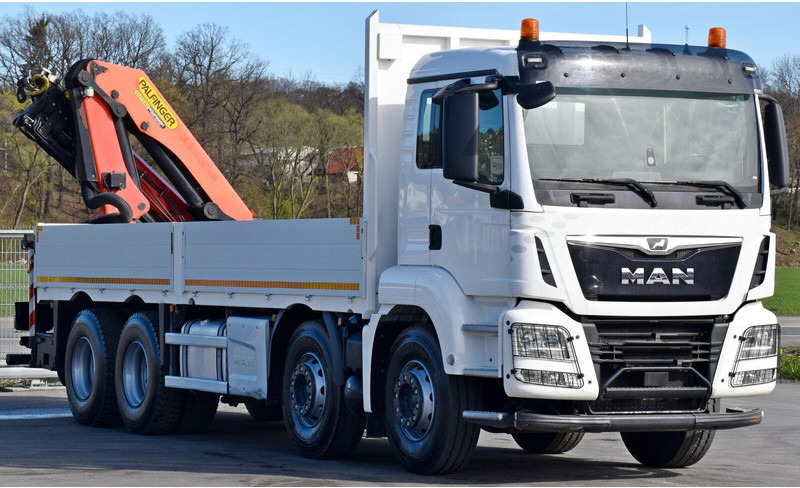 MAN TGS 35.500 - Bortu kravas automašīna/ Platforma, Kravas auto ar manipulatoru: foto 3 MAN TGS 35.500 - Bortu kravas automašīna/ Platforma, Kravas auto ar manipulatoru: foto 3