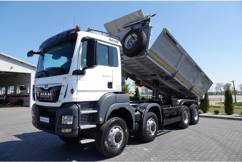 MAN TGS 41.510 / 8x6 / WYWROTKA / 3 STRONNA / BORDMATIC / HYDROBURTA - Kravas automašīna pašizgāzējs: foto 2 MAN TGS 41.510 / 8x6 / WYWROTKA / 3 STRONNA / BORDMATIC / HYDROBURTA - Kravas automašīna pašizgāzējs: foto 2