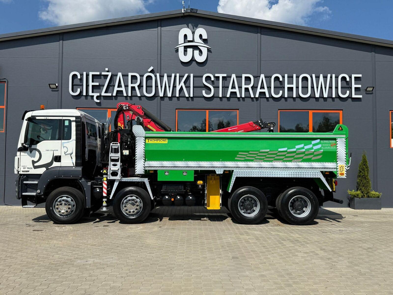 MAN TGS TGX 35.400 // 8x4 // E5 // wywrotka kiper + HDS z czerpakiem - Kravas automašīna pašizgāzējs, Kravas auto ar manipulatoru: foto 3 MAN TGS TGX 35.400 // 8x4 // E5 // wywrotka kiper + HDS z czerpakiem - Kravas automašīna pašizgāzējs, Kravas auto ar manipulatoru: foto 3