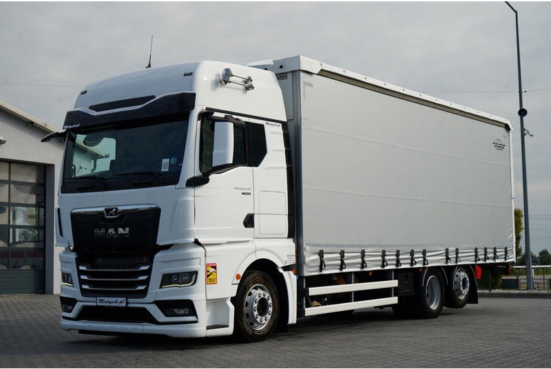 MAN TGX 26.470 / 6x2 / FIRANKA / SOLÓWKA / 6x2 / 120 m3 / OŚ PODNOSZ - Kravas automašīna ar tentu: foto 1 MAN TGX 26.470 / 6x2 / FIRANKA / SOLÓWKA / 6x2 / 120 m3 / OŚ PODNOSZ - Kravas automašīna ar tentu: foto 1