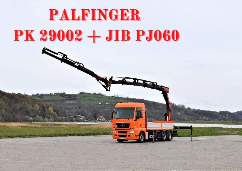 MAN TGX 28.540 JIB PJ060/FUNK - Bortu kravas automašīna/ Platforma, Kravas auto ar manipulatoru: foto 1 MAN TGX 28.540 JIB PJ060/FUNK - Bortu kravas automašīna/ Platforma, Kravas auto ar manipulatoru: foto 1