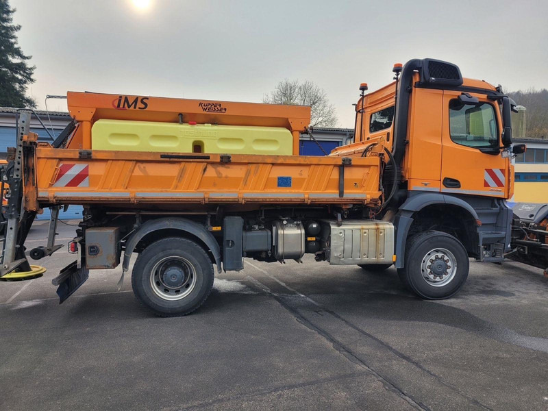 Mercedes-Benz 2036 AK 4x4 3-Way Meiller Tipper Crane HIAB XS088BS-2HiDuo - Kravas automašīna pašizgāzējs, Kravas auto ar manipulatoru: foto 4 Mercedes-Benz 2036 AK 4x4 3-Way Meiller Tipper Crane HIAB XS088BS-2HiDuo - Kravas automašīna pašizgāzējs, Kravas auto ar manipulatoru: foto 4