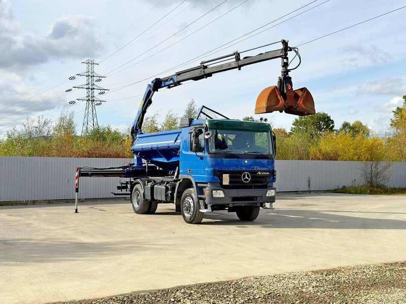 Mercedes-Benz ACTROS 1841 * PK 10501 + FUNK * TOP * 4x4 - Kravas automašīna pašizgāzējs, Kravas auto ar manipulatoru: foto 4 Mercedes-Benz ACTROS 1841 * PK 10501 + FUNK * TOP * 4x4 - Kravas automašīna pašizgāzējs, Kravas auto ar manipulatoru: foto 4