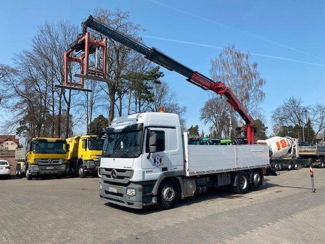 Mercedes-Benz ACTROS 2544 - Bortu kravas automašīna/ Platforma, Kravas auto ar manipulatoru: foto 1 Mercedes-Benz ACTROS 2544 - Bortu kravas automašīna/ Platforma, Kravas auto ar manipulatoru: foto 1