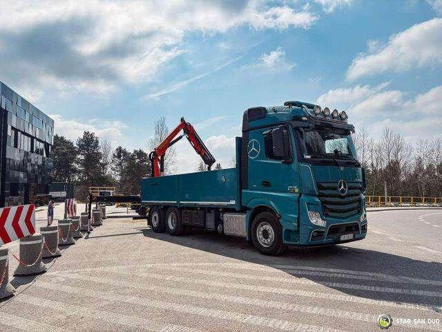 Mercedes-Benz ACTROS 2545 6x2 Palfinger PK 16001 HDS Crane - Bortu kravas automašīna/ Platforma, Kravas auto ar manipulatoru: foto 3 Mercedes-Benz ACTROS 2545 6x2 Palfinger PK 16001 HDS Crane - Bortu kravas automašīna/ Platforma, Kravas auto ar manipulatoru: foto 3