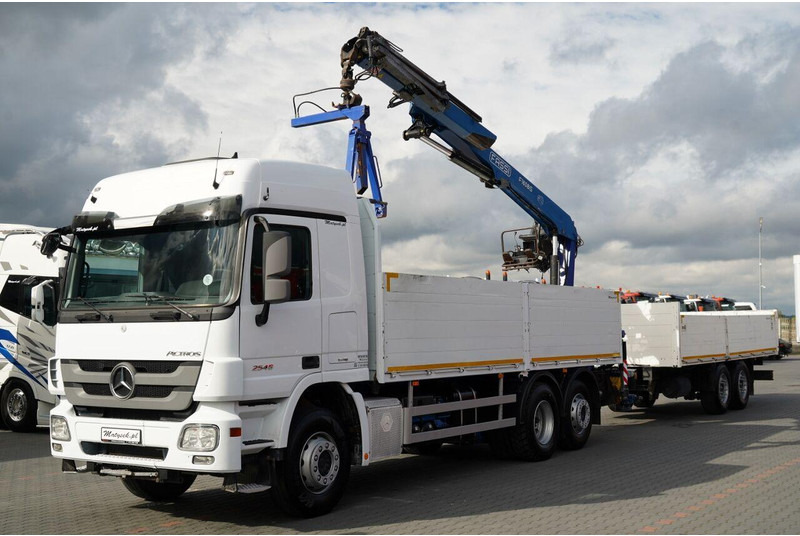 Mercedes-Benz / ACTROS 2548 / 6x2 / ZESTAW BURTOWY - 6,5 M / OŚ PODNOSZONA / - Bortu kravas automašīna/ Platforma: foto 3 Mercedes-Benz / ACTROS 2548 / 6x2 / ZESTAW BURTOWY - 6,5 M / OŚ PODNOSZONA / - Bortu kravas automašīna/ Platforma: foto 3