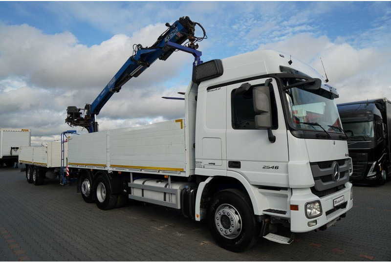 Mercedes-Benz / ACTROS 2548 / 6x2 / ZESTAW BURTOWY - 6,5 M / OŚ PODNOSZONA / - Bortu kravas automašīna/ Platforma: foto 2 Mercedes-Benz / ACTROS 2548 / 6x2 / ZESTAW BURTOWY - 6,5 M / OŚ PODNOSZONA / - Bortu kravas automašīna/ Platforma: foto 2