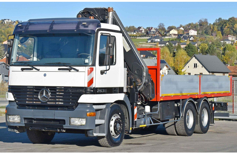 Mercedes-Benz ACTROS 2635 Pritsche - Bortu kravas automašīna/ Platforma, Kravas auto ar manipulatoru: foto 4 Mercedes-Benz ACTROS 2635 Pritsche - Bortu kravas automašīna/ Platforma, Kravas auto ar manipulatoru: foto 4