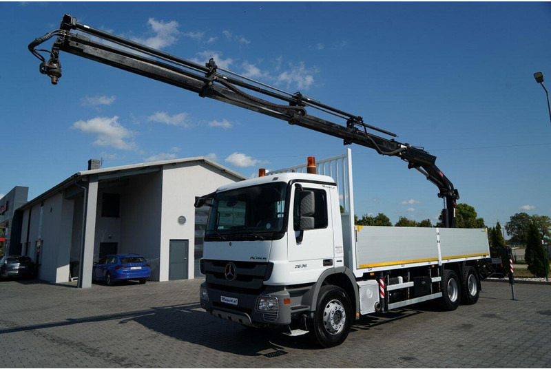 Mercedes-Benz ACTROS 2636 / 6x4 / SKRZYNIOWY 7 M + HDS HIAB - WYSÓW 12,6 M / - Bortu kravas automašīna/ Platforma, Kravas auto ar manipulatoru: foto 2 Mercedes-Benz ACTROS 2636 / 6x4 / SKRZYNIOWY 7 M + HDS HIAB - WYSÓW 12,6 M / - Bortu kravas automašīna/ Platforma, Kravas auto ar manipulatoru: foto 2