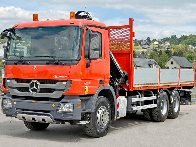 Mercedes-Benz ACTROS 2636 *HIAB 122 BS-2 HIDUO + FUNK/6x4 * TOP - Bortu kravas automašīna/ Platforma, Kravas auto ar manipulatoru: foto 3 Mercedes-Benz ACTROS 2636 *HIAB 122 BS-2 HIDUO + FUNK/6x4 * TOP - Bortu kravas automašīna/ Platforma, Kravas auto ar manipulatoru: foto 3
