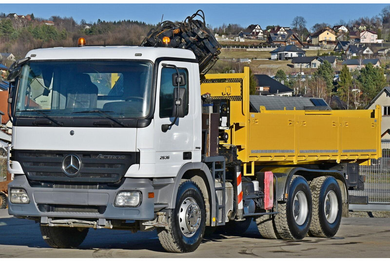 Mercedes-Benz ACTROS 2636 * TEREX 165.2E - A4 + FUNK/6x4 - Kravas automašīna pašizgāzējs, Kravas auto ar manipulatoru: foto 4 Mercedes-Benz ACTROS 2636 * TEREX 165.2E - A4 + FUNK/6x4 - Kravas automašīna pašizgāzējs, Kravas auto ar manipulatoru: foto 4