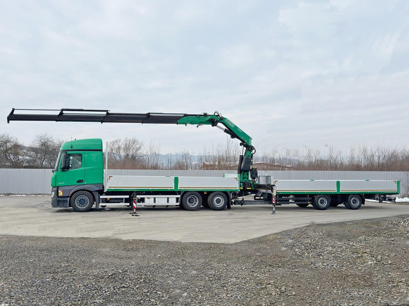 Mercedes-Benz ACTROS 2645 * FASSI F345.24 + FUNK + Anhänger - Bortu kravas automašīna/ Platforma, Kravas auto ar manipulatoru: foto 5 Mercedes-Benz ACTROS 2645 * FASSI F345.24 + FUNK + Anhänger - Bortu kravas automašīna/ Platforma, Kravas auto ar manipulatoru: foto 5
