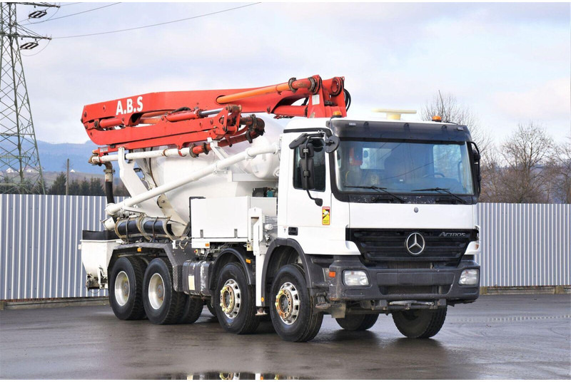 Mercedes-Benz ACTROS 3241* Betonpumpe 21m *8x4 * Top Zustand - Betona sūknis: foto 1 Mercedes-Benz ACTROS 3241* Betonpumpe 21m *8x4 * Top Zustand - Betona sūknis: foto 1