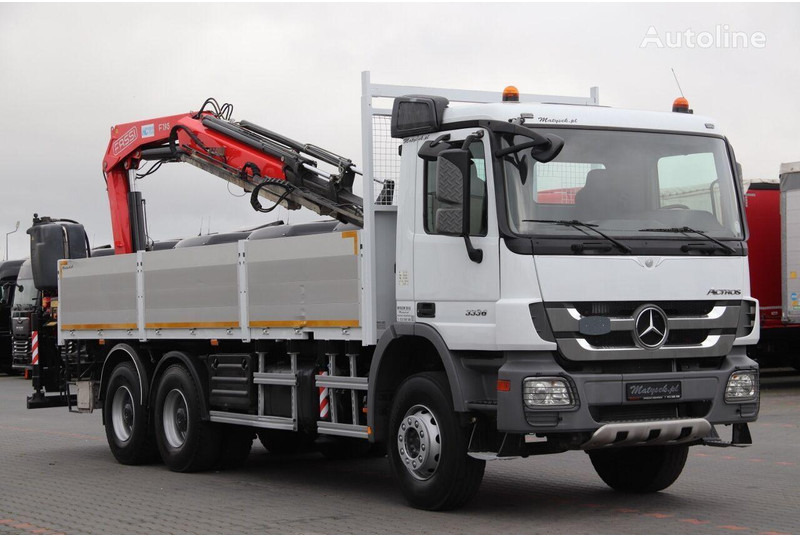 Mercedes-Benz ACTROS 3336 - Bortu kravas automašīna/ Platforma, Kravas auto ar manipulatoru: foto 2 Mercedes-Benz ACTROS 3336 - Bortu kravas automašīna/ Platforma, Kravas auto ar manipulatoru: foto 2