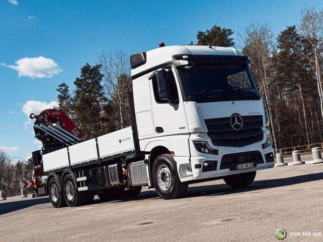 Mercedes-Benz ACTROS 3351 NEW 6x4 Fassi F485 Crane - Bortu kravas automašīna/ Platforma, Kravas auto ar manipulatoru: foto 2 Mercedes-Benz ACTROS 3351 NEW 6x4 Fassi F485 Crane - Bortu kravas automašīna/ Platforma, Kravas auto ar manipulatoru: foto 2