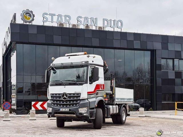 Mercedes-Benz AROCS 1851 PALFINGER PK 20002 Crane Kran - Bortu kravas automašīna/ Platforma, Kravas auto ar manipulatoru: foto 2 Mercedes-Benz AROCS 1851 PALFINGER PK 20002 Crane Kran - Bortu kravas automašīna/ Platforma, Kravas auto ar manipulatoru: foto 2