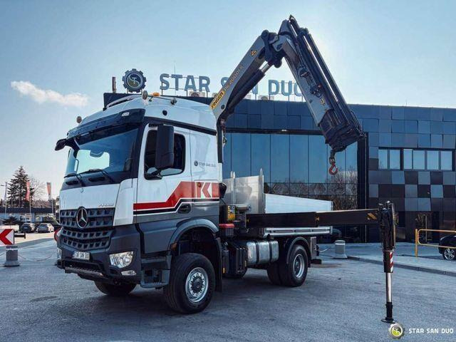 Mercedes-Benz AROCS 1851 PALFINGER PK 20002 Crane Kran - Bortu kravas automašīna/ Platforma, Kravas auto ar manipulatoru: foto 4 Mercedes-Benz AROCS 1851 PALFINGER PK 20002 Crane Kran - Bortu kravas automašīna/ Platforma, Kravas auto ar manipulatoru: foto 4