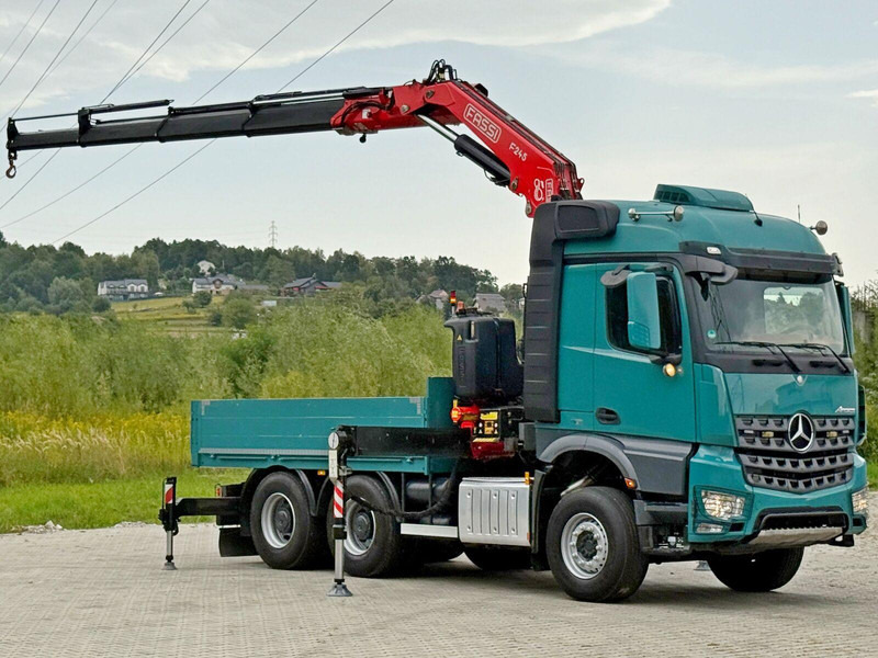 Mercedes-Benz AROCS 2548* FASSI F245A.0.24 E + FUNK / 6x4 *TOP - Bortu kravas automašīna/ Platforma, Kravas auto ar manipulatoru: foto 2 Mercedes-Benz AROCS 2548* FASSI F245A.0.24 E + FUNK / 6x4 *TOP - Bortu kravas automašīna/ Platforma, Kravas auto ar manipulatoru: foto 2