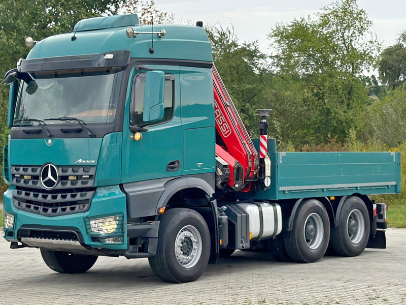 Mercedes-Benz AROCS 2548* FASSI F245A.0.24 E + FUNK / 6x4 *TOP - Bortu kravas automašīna/ Platforma, Kravas auto ar manipulatoru: foto 3 Mercedes-Benz AROCS 2548* FASSI F245A.0.24 E + FUNK / 6x4 *TOP - Bortu kravas automašīna/ Platforma, Kravas auto ar manipulatoru: foto 3