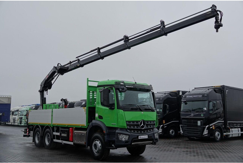 Mercedes-Benz AROCS 2636 / 6x4 / SKRZYNIOWY- 6,5 M / + HDS HIAB 4x wysów: 13 - Bortu kravas automašīna/ Platforma, Kravas auto ar manipulatoru: foto 1 Mercedes-Benz AROCS 2636 / 6x4 / SKRZYNIOWY- 6,5 M / + HDS HIAB 4x wysów: 13 - Bortu kravas automašīna/ Platforma, Kravas auto ar manipulatoru: foto 1