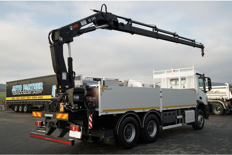 Mercedes-Benz AROCS 2640 / 6x4 / SKRZYNIOWY - 6,5 M / HDS HIAB 144 / wysów: 12 - Bortu kravas automašīna/ Platforma, Kravas auto ar manipulatoru: foto 4 Mercedes-Benz AROCS 2640 / 6x4 / SKRZYNIOWY - 6,5 M / HDS HIAB 144 / wysów: 12 - Bortu kravas automašīna/ Platforma, Kravas auto ar manipulatoru: foto 4
