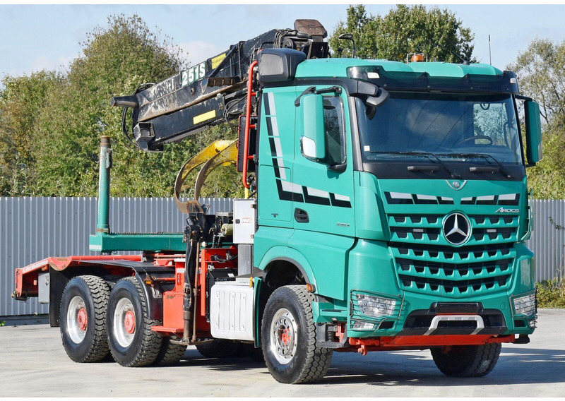 Mercedes-Benz AROCS 3363 *HOLZTRANSPORTER * LOGLIFT 251S /6x4 - Kokvedējs, Kravas auto ar manipulatoru: foto 4 Mercedes-Benz AROCS 3363 *HOLZTRANSPORTER * LOGLIFT 251S /6x4 - Kokvedējs, Kravas auto ar manipulatoru: foto 4