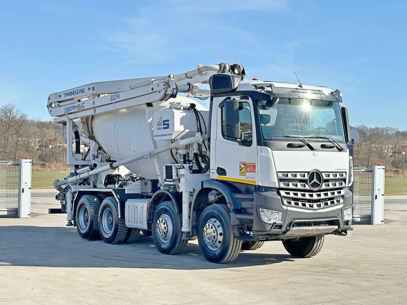 Mercedes-Benz AROCS 3743 * Betonpumpe + FUNK * 8x4 * TOP - Betonvedējs: foto 1 Mercedes-Benz AROCS 3743 * Betonpumpe + FUNK * 8x4 * TOP - Betonvedējs: foto 1