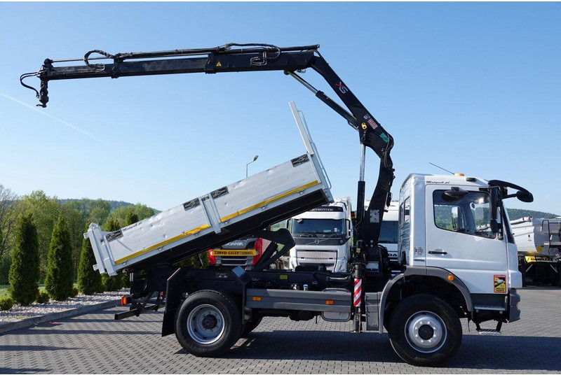 Mercedes-Benz ATEGO 16.24 / 4X4 / WYWROTKA + HDS HIAB 111 BS-2 / PILOT / ROT - Kravas automašīna pašizgāzējs: foto 5 Mercedes-Benz ATEGO 16.24 / 4X4 / WYWROTKA + HDS HIAB 111 BS-2 / PILOT / ROT - Kravas automašīna pašizgāzējs: foto 5