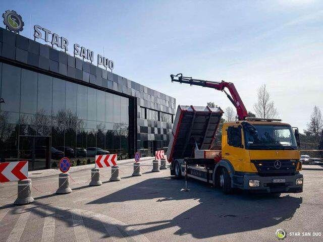 Mercedes-Benz AXOR 1824 4x2 HMF 975 HDS Crane Rotator Kipper - Kravas automašīna pašizgāzējs, Kravas auto ar manipulatoru: foto 5 Mercedes-Benz AXOR 1824 4x2 HMF 975 HDS Crane Rotator Kipper - Kravas automašīna pašizgāzējs, Kravas auto ar manipulatoru: foto 5