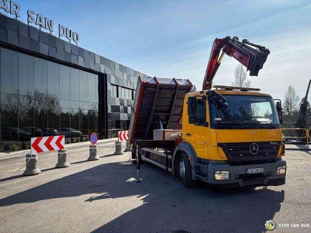 Mercedes-Benz AXOR 1824 4x2 HMF 975 HDS Crane Rotator Kipper - Kravas automašīna pašizgāzējs, Kravas auto ar manipulatoru: foto 2 Mercedes-Benz AXOR 1824 4x2 HMF 975 HDS Crane Rotator Kipper - Kravas automašīna pašizgāzējs, Kravas auto ar manipulatoru: foto 2