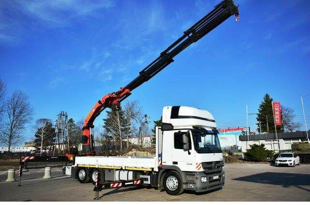 Mercedes-Benz Actros 2546 6x2 Palfinger PK 53002 Crane Kran - Bortu kravas automašīna/ Platforma, Kravas auto ar manipulatoru: foto 1 Mercedes-Benz Actros 2546 6x2 Palfinger PK 53002 Crane Kran - Bortu kravas automašīna/ Platforma, Kravas auto ar manipulatoru: foto 1