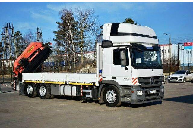Mercedes-Benz Actros 2546 6x2 Palfinger PK 53002 Crane Kran - Bortu kravas automašīna/ Platforma, Kravas auto ar manipulatoru: foto 2 Mercedes-Benz Actros 2546 6x2 Palfinger PK 53002 Crane Kran - Bortu kravas automašīna/ Platforma, Kravas auto ar manipulatoru: foto 2