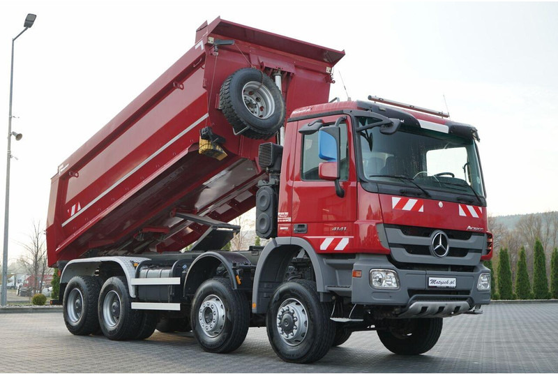 Mercedes-Benz CTROS 4141 / 8X6 / WYWROTKA TYLNOZSYPOWA / MEILLER KIPPER 5.3M / - Kravas automašīna pašizgāzējs: foto 2 Mercedes-Benz CTROS 4141 / 8X6 / WYWROTKA TYLNOZSYPOWA / MEILLER KIPPER 5.3M / - Kravas automašīna pašizgāzējs: foto 2