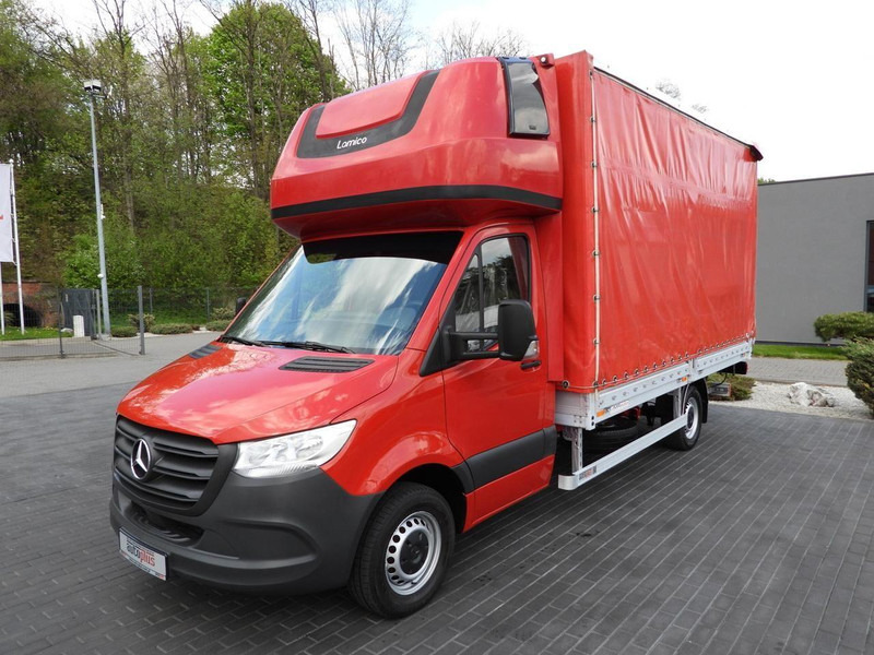 Furgons ar tentu Mercedes-Benz SPRINTER 316  8 PALET PLANDEKA WINDA TEMPOMAT KLIMATYZACJA  160K: foto 6