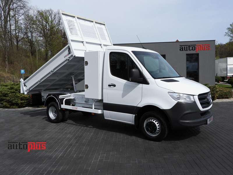 Mercedes-Benz SPRINTER 516 WYWROTKA TEMPOMAT BLIŹNIACZE KOŁA KLIMATYZACJA  160 - Komercauto pašizgāzējs: foto 1 Mercedes-Benz SPRINTER 516 WYWROTKA TEMPOMAT BLIŹNIACZE KOŁA KLIMATYZACJA  160 - Komercauto pašizgāzējs: foto 1
