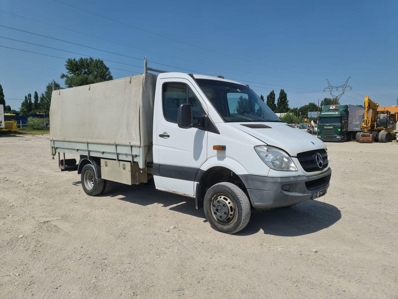 Mercedes-Benz Sprinter 519 CDi 4x4x - Pritsche+Plane - Furgons ar tentu: foto 1 Mercedes-Benz Sprinter 519 CDi 4x4x - Pritsche+Plane - Furgons ar tentu: foto 1
