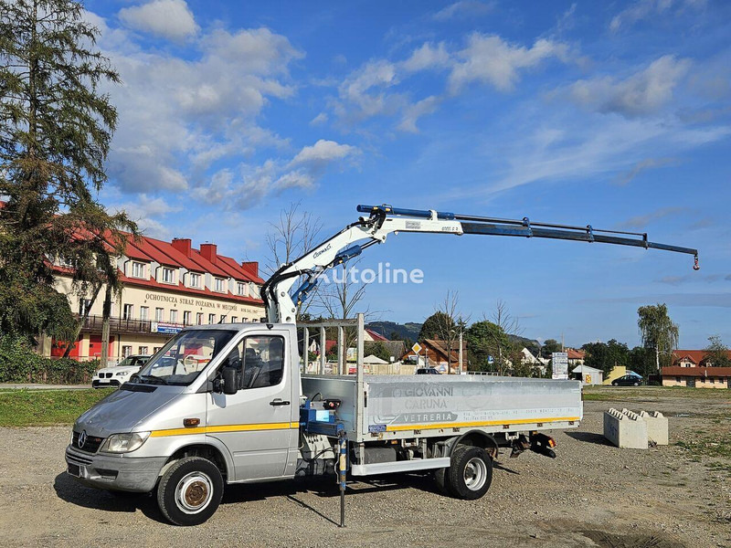 Mercedes-Benz Sprinter 616 Flatbed + crane Cormach - Bortu kravas automašīna/ Platforma, Kravas auto ar manipulatoru: foto 1 Mercedes-Benz Sprinter 616 Flatbed + crane Cormach - Bortu kravas automašīna/ Platforma, Kravas auto ar manipulatoru: foto 1