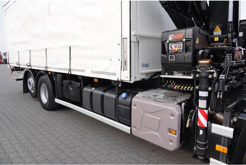 Kravas automašīna ar tentu Renault C 380 / 6x2 / SKRZYNIOWY / HDS HIAB 138 B-3 WYSÓW 10,5 M / ROTAT: foto 20