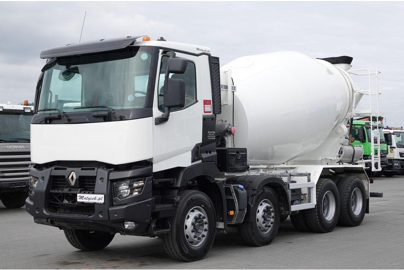Renault C 380 / 8X4 / BETONOMIESZARKA / GRUSZKA / LIEBHERR 9 M3 / EURO 6 - Betonvedējs: foto 1 Renault C 380 / 8X4 / BETONOMIESZARKA / GRUSZKA / LIEBHERR 9 M3 / EURO 6 - Betonvedējs: foto 1