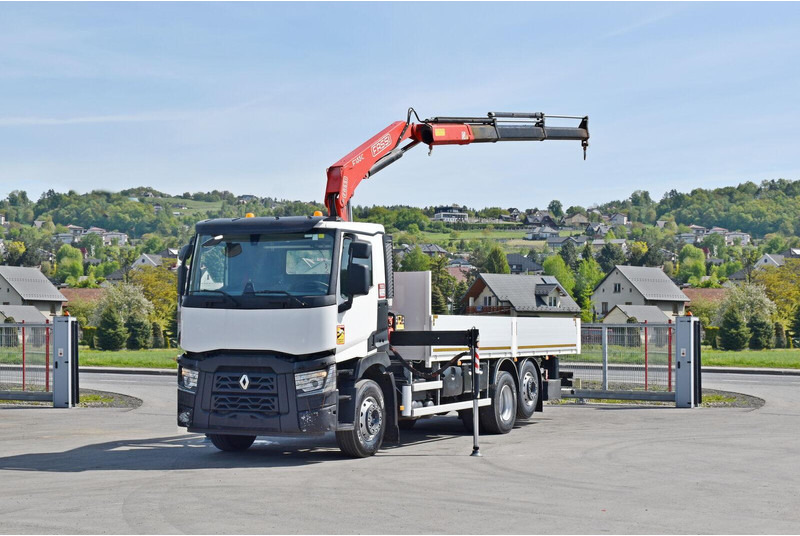 Renault C 380 - Bortu kravas automašīna/ Platforma, Kravas auto ar manipulatoru: foto 2 Renault C 380 - Bortu kravas automašīna/ Platforma, Kravas auto ar manipulatoru: foto 2