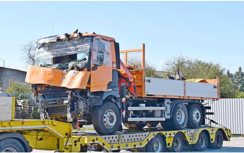 Renault C 380 - Kravas automašīna pašizgāzējs, Kravas auto ar manipulatoru: foto 1 Renault C 380 - Kravas automašīna pašizgāzējs, Kravas auto ar manipulatoru: foto 1