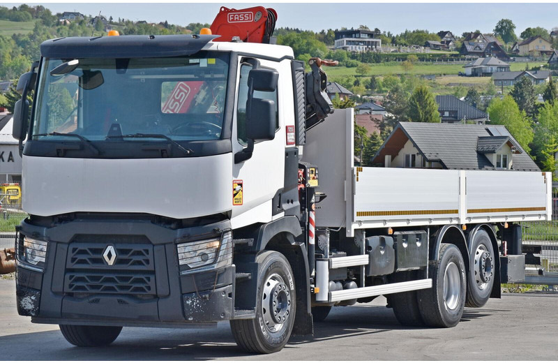 Renault C 380 - Bortu kravas automašīna/ Platforma, Kravas auto ar manipulatoru: foto 4 Renault C 380 - Bortu kravas automašīna/ Platforma, Kravas auto ar manipulatoru: foto 4