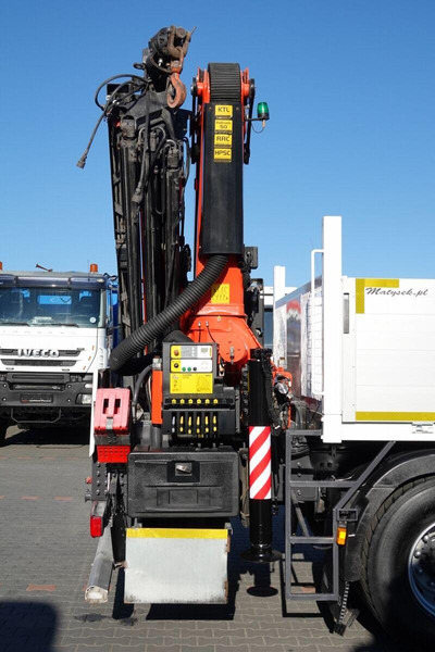 Bortu kravas automašīna/ Platforma, Kravas auto ar manipulatoru Renault C 430 / 8x4 / SKRZYNIOWY 7 M + HDS PALFINGER 33002 -wysów: 14,5: foto 16